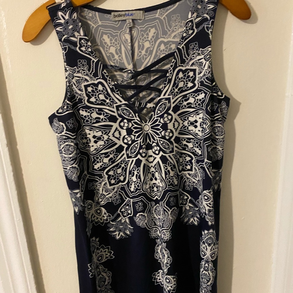 Bailey Blue printed dress